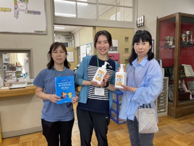 市原市立牧園小学校へ学校支援品贈呈 市原市立牧園小学校へ学校支援品贈呈