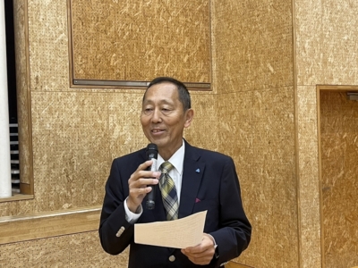 司会担当の山田一般社団法人千葉南法人会総務委員 司会担当の山田一般社団法人千葉南法人会総務委員