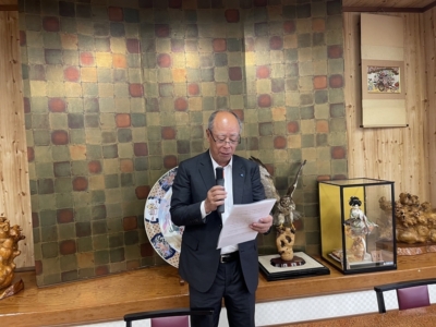 来賓祝辞中の寄主 一般社団法人千葉南法人会長挨拶 来賓祝辞中の寄主 一般社団法人千葉南法人会長挨拶