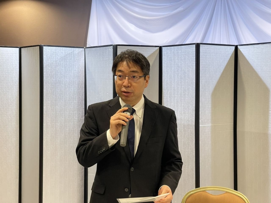 税務署を代表して臼井千葉南税務署副署長挨拶 税務署を代表して臼井千葉南税務署副署長挨拶